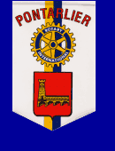 Fanion Rotary Pontarlier